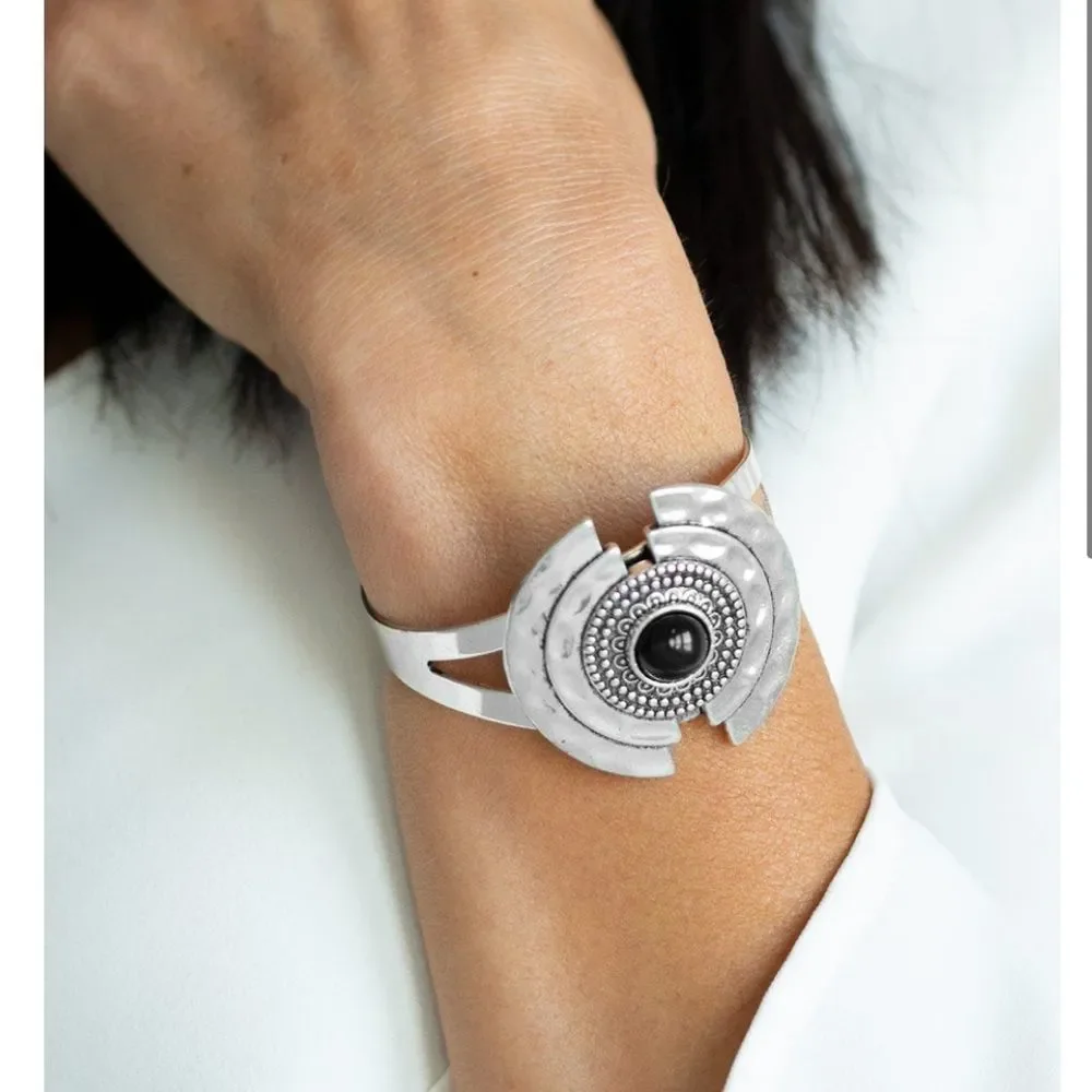 Indie Black Silver Bracelet - Picture 2 of 3